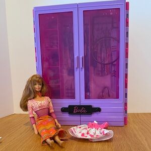 Barbie and Purple Closet Organizer